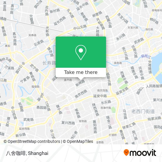八舍咖啡 map