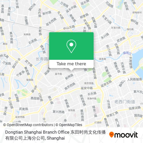 Dongtian Shanghai Branch Office 东田时尚文化传播有限公司上海分公司 map