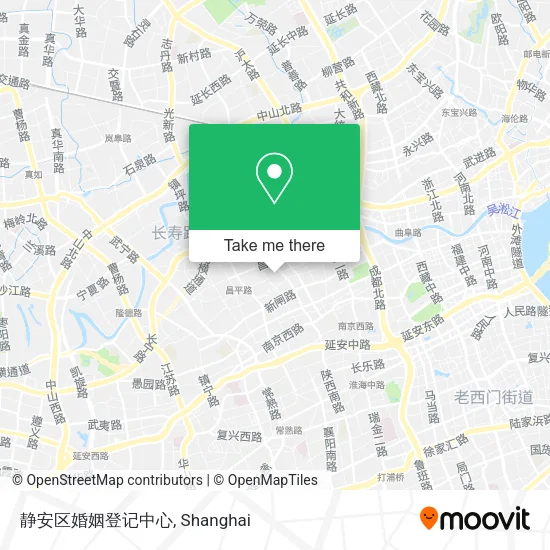 静安区婚姻登记中心 map