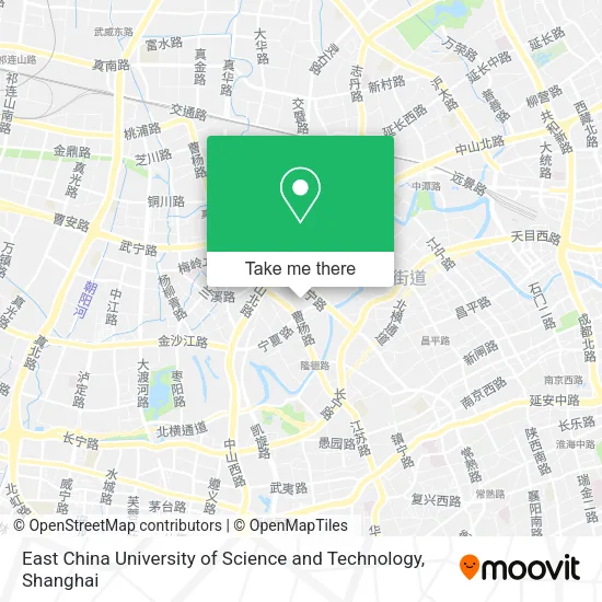 East China University of  Science and Technology map