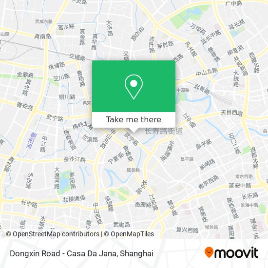 Dongxin Road - Casa Da Jana map