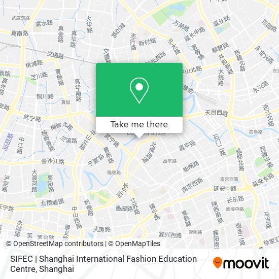 SIFEC | Shanghai International Fashion Education Centre map