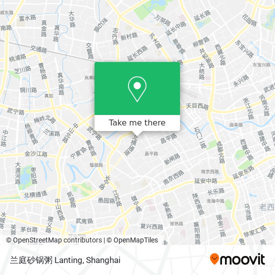 兰庭砂锅粥 Lanting map