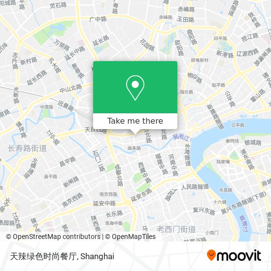 天辣绿色时尚餐厅 map
