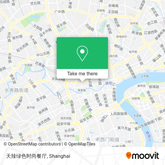 天辣绿色时尚餐厅 map