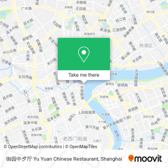 御园中歺厅 Yu Yuan Chinese Restaurant map