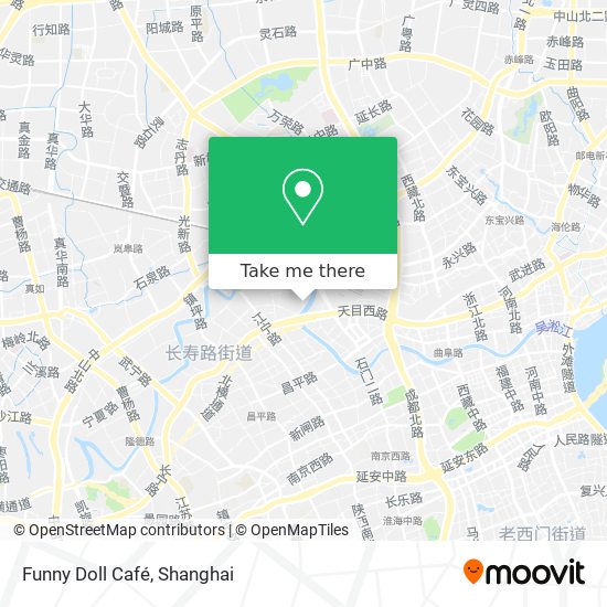 Funny Doll Café map