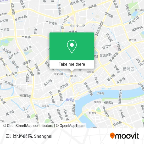 四川北路邮局 map