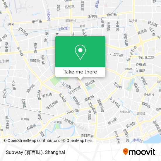 Subway (赛百味) map