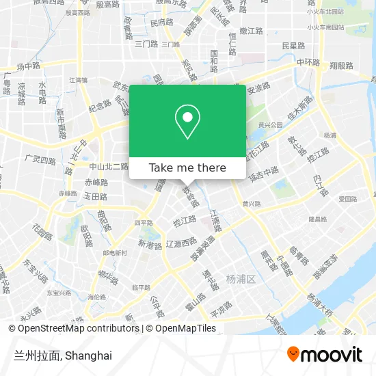 兰州拉面 map
