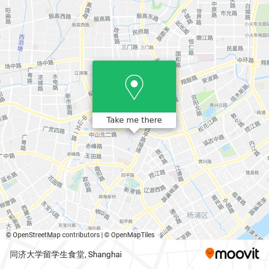同济大学留学生食堂 map