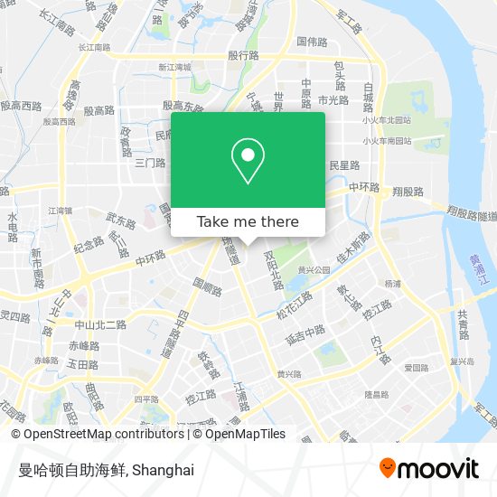 曼哈顿自助海鲜 map