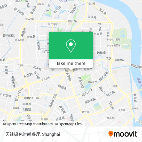 天辣绿色时尚餐厅 map