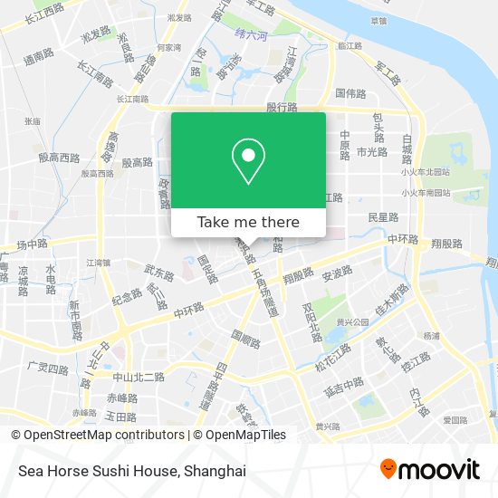 Sea Horse Sushi House map