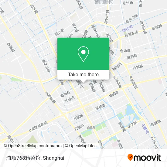 浦顺768精菜馆 map
