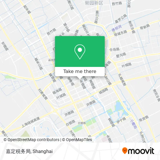 嘉定税务局 map