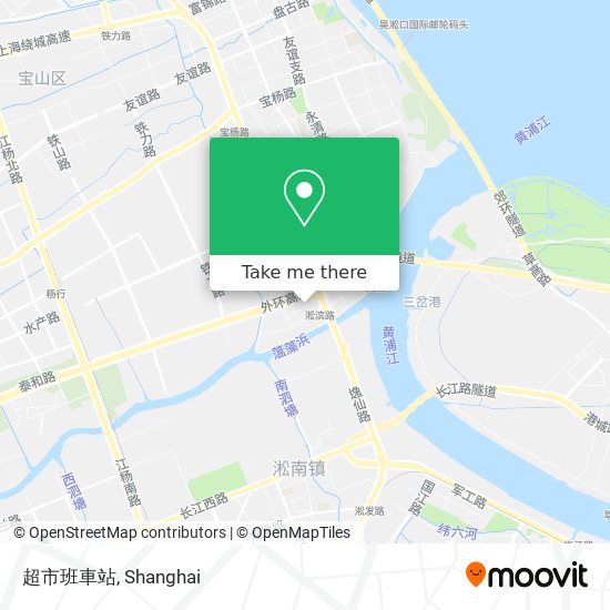 超市班車站 map