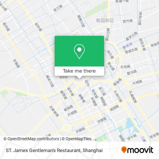 ST. James Gentleman's Restaurant map