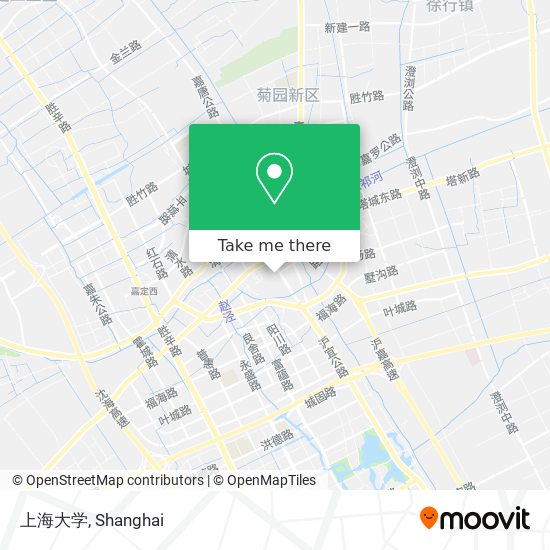 上海大学 map
