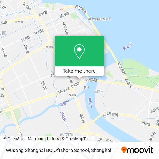 Wusong Shanghai BC Offshore School map