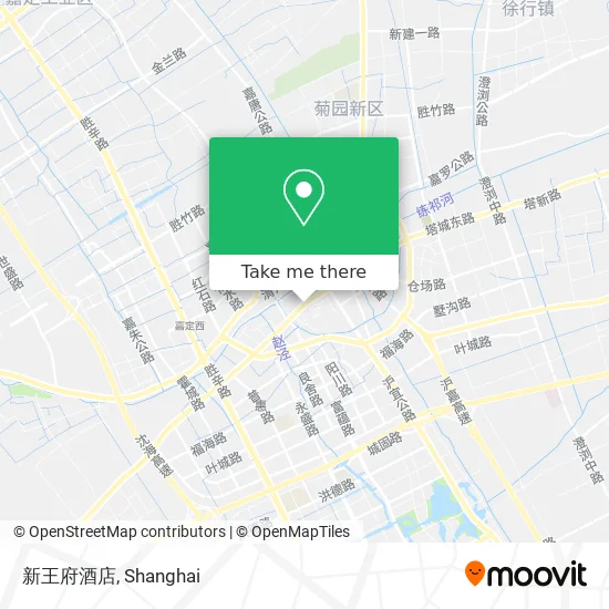 新王府酒店 map