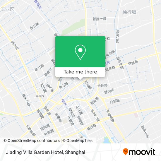 Jiading Villa Garden Hotel map
