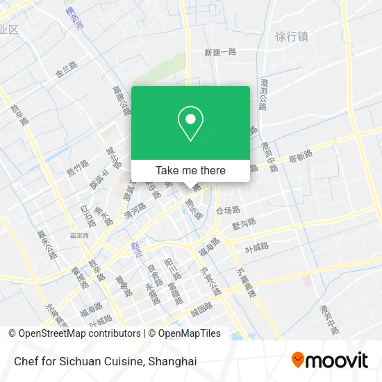 Chef for Sichuan Cuisine map