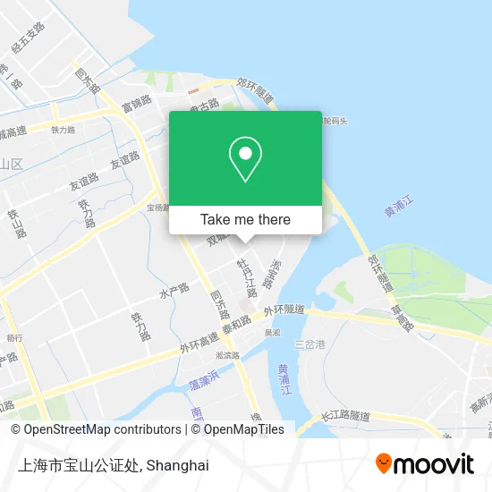 上海市宝山公证处 map