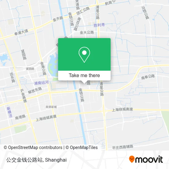 公交金钱公路站 map