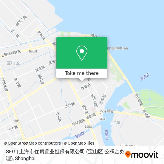 SEG | 上海市住房置业担保有限公司 (宝山区 公积金办理) map