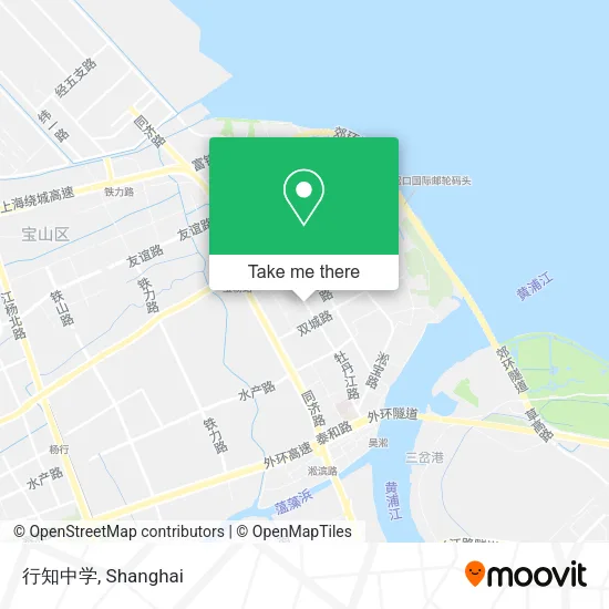 行知中学 map