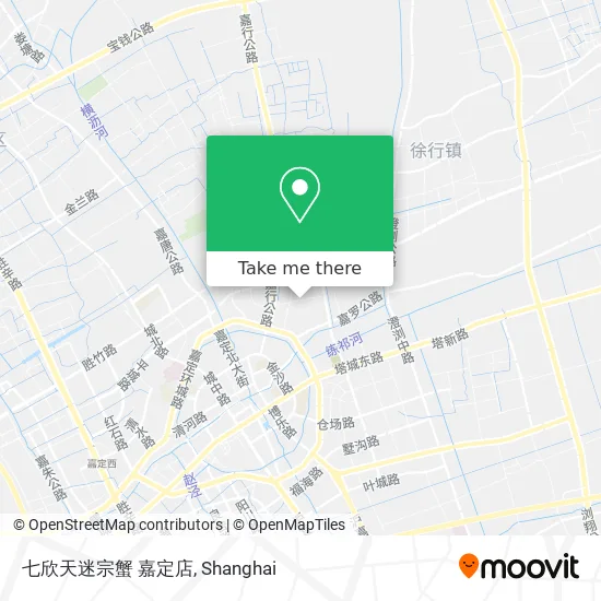 七欣天迷宗蟹 嘉定店 map