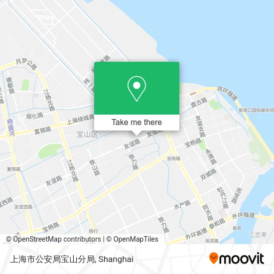 上海市公安局宝山分局 map