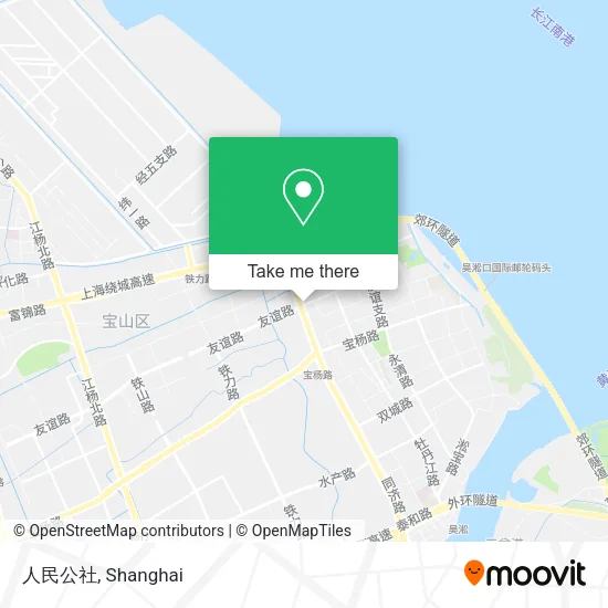 人民公社 map