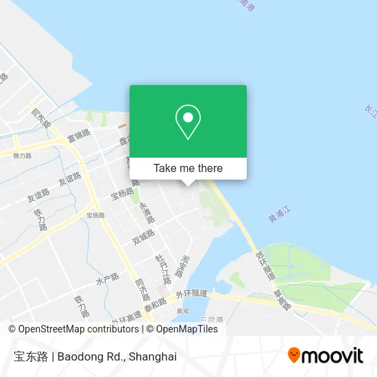 宝东路 | Baodong Rd. map