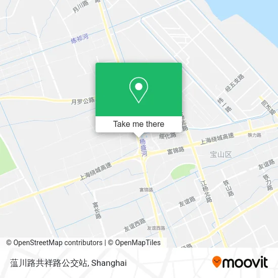 蕰川路共祥路公交站 map