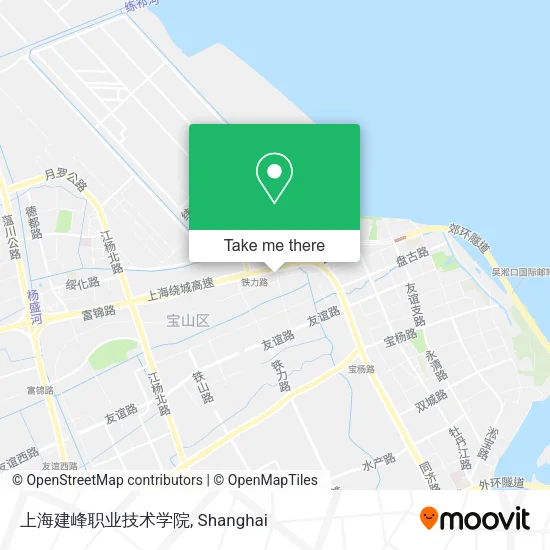 上海建峰职业技术学院 map