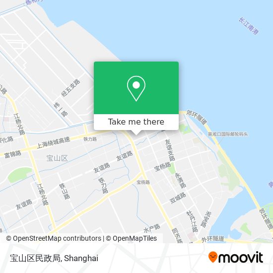 宝山区民政局 map