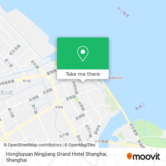 Hongluyuan Ningjiang Grand Hotel Shanghai map