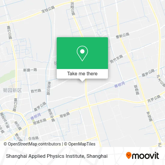 Shanghai Applied Physics Institute map