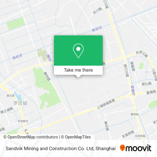 Sandvik Mining and Construction Co. Ltd map