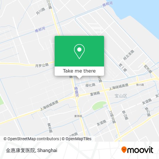 金惠康复医院 map