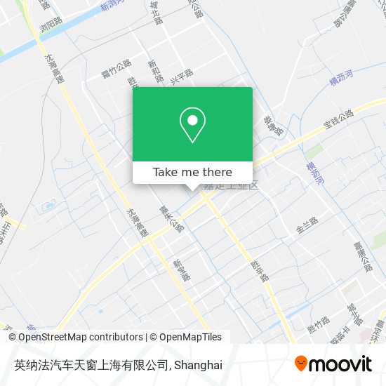 英纳法汽车天窗上海有限公司 map
