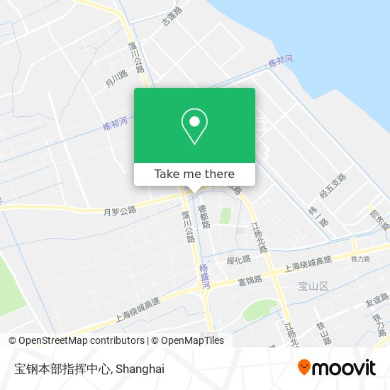 宝钢本部指挥中心 map