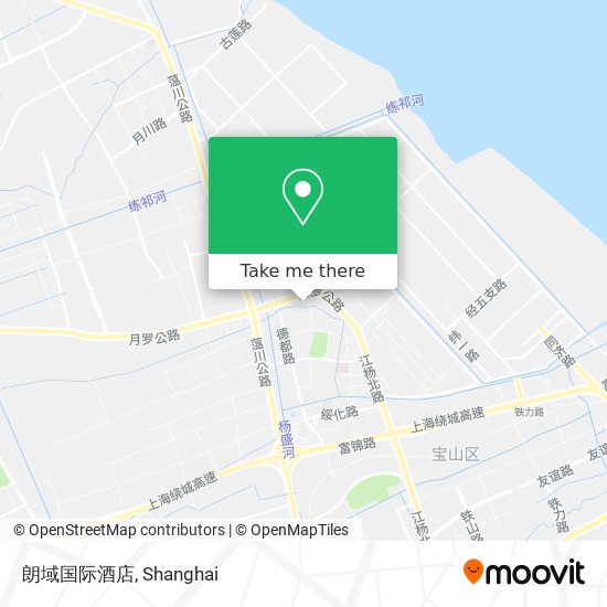 朗域国际酒店 map