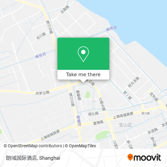 朗域国际酒店 map