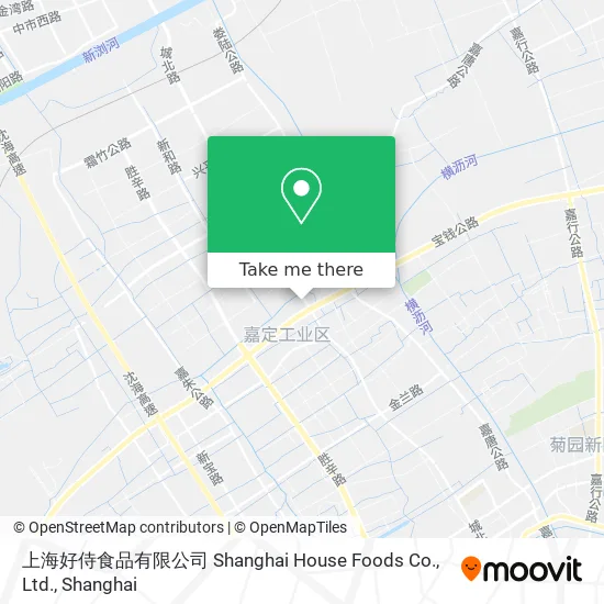 上海好侍食品有限公司 Shanghai House Foods Co., Ltd. map