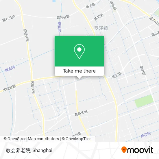教会养老院 map