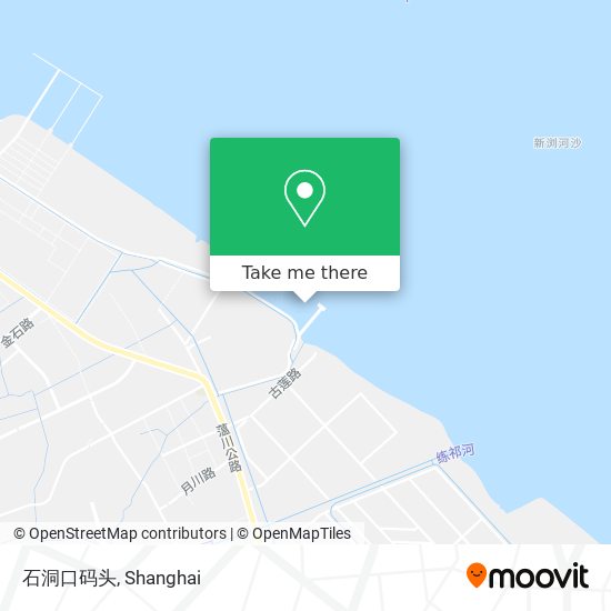 石洞口码头 map