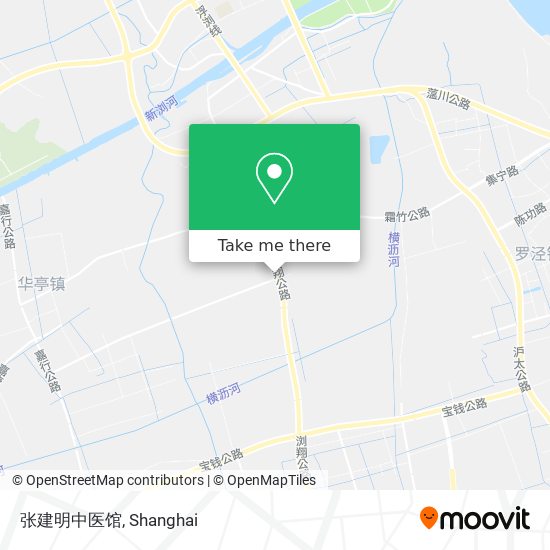 张建明中医馆 map